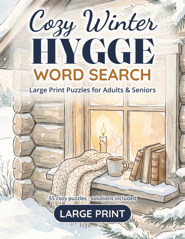 Cover of Cozy Winter Hygge Word Search
